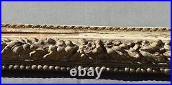 ANCIEN CADRE LOUIS XIII en bois sculpté et patiné XVII/XVIII ème frame régence