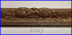 Ancien Cadre Montparnasse Bois Sculpté Style XVII E Louis XIII 5 F pour tableau