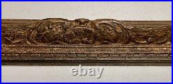 Ancien Cadre Montparnasse Bois Sculpté Style XVII E Louis XIII 5 F pour tableau