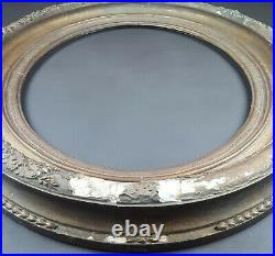 Ancien Cadre Ovale Format 61 / 62 cm x 50 / 51 cm Peinture Tableau Antique Frame