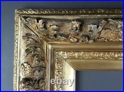 Ancien Cadre Second Empire Format 41 / 42 cm x 30 / 31 cm Peinture Antique Frame