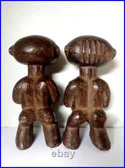 Ancien Tikis Polynésien En Bois Sculpté