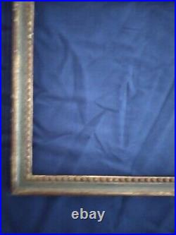 Ancien cadre 3F louis XVI bois dore feuillure 27 cm x 22 old frame gold tableau