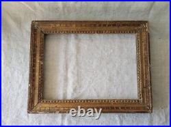 Ancien cadre 4F louis XVI bois doré feuillure 33 cm x 24 frame peinture tableau