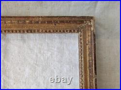 Ancien cadre 4F louis XVI bois doré feuillure 33 cm x 24 frame peinture tableau