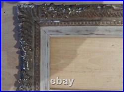 Ancien cadre 4M Montparnasse patine feuillure 33 cm x 19 frame tableau gravure