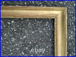 Ancien cadre baguette dore feuillure 36 cm x 28 cm frame peinture tableau miroir