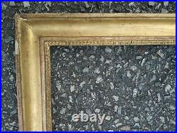 Ancien cadre baguette dore feuillure 36 cm x 28 cm frame peinture tableau miroir