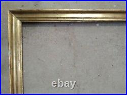 Ancien cadre baguette doré feuillure 68 cm x 57 cm frame dessin gravure tableau