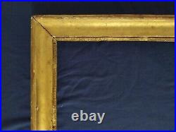 Ancien cadre baguette louis XVI doré feuillure 30 cm x 24 frame peinture