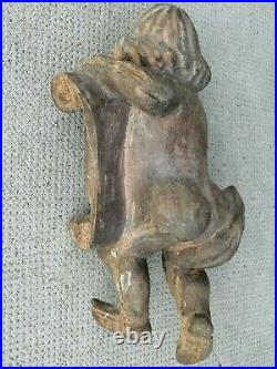 Ancien sculpture angelot putti bois sculpté carved wood