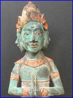 Ancienne Statuette en Bois sculpté, Shiva de BALI INDONÉSIE