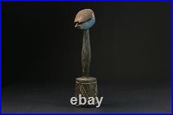 Art tribal africain en bois sculpté ancien reine bambara sculpté main Mali-G2371