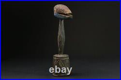 Art tribal africain en bois sculpté ancien reine bambara sculpté main Mali-G2371