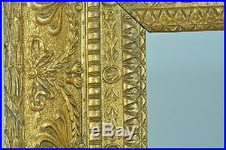 Beau Cadre Ancien en bois doré Empire Palmette frame Cornice 8f standard Tableau