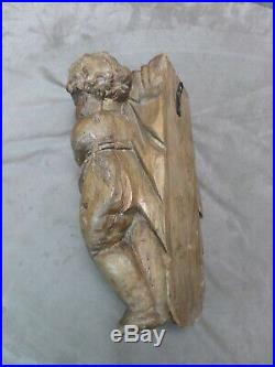 CHERUBIN en bois sculpté, ancien