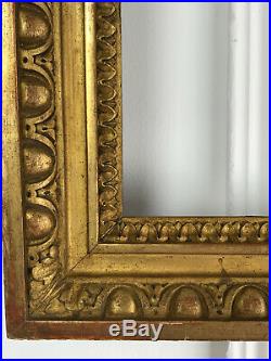 Cadre Ancien En Bois Doré De Style Louis XVI Pour Peinture 58 CM X 32,5 CM