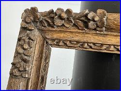 Cadre Ancien/cadre Doré/old Frame Antique/17eme/boisSculpté/28,5x21,5cm