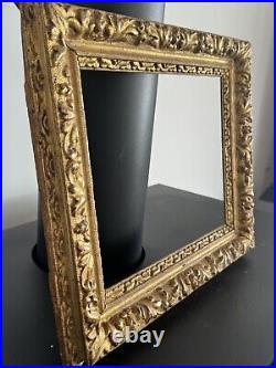 Cadre Ancien/cadre Doré/old Frame Antique/18eme Régence/boisSculpté Or/36x32cm