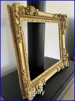 Cadre Ancien/cadre Doré/old Frame Antique/18eme Régence/boisSculpté Or/60x51,5cm