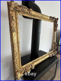 Cadre Ancien/cadre Doré/old Frame Antique/18eme Régence/boisSculpté Or/98x78,5cm