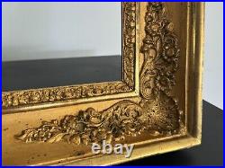 Cadre Ancien/cadre Doré/old Frame Antique/19eme/Cadre Empire/57,5x40cm