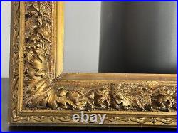 Cadre Ancien/cadre Doré/old Frame Antique/19eme/Louis XV/37,5x32,5cm