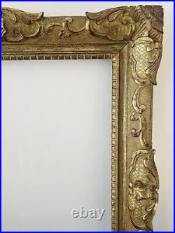 Cadre Ancien/cadre Doré/old Frame Antique/19eme/boisSculpté/louisXV/59x50cm