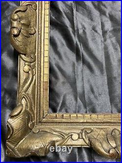 Cadre Ancien/cadre Doré/old Frame Antique/début 18eme/bois Sculpté Or/55x48cm