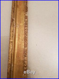 Cadre Ancien en bois sculpté doré époque Louis XVI, XVIII ème s