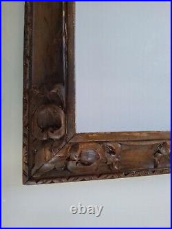 Cadre ancien art déco art nouveau bois. Grand Cadres Tableau Sculpté woodFrame