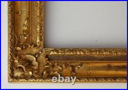 Cadre ancien bois doré Louis XIV Régence tableau France
