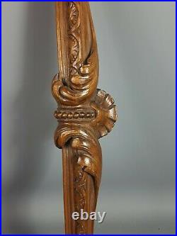 Cadre ancien bois sculpté style Louis XV, 55x40 feuillure 39x29,5 cm Super état