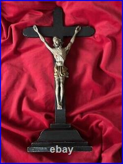 Crucifix ancien bois Sculpté XIX Eme