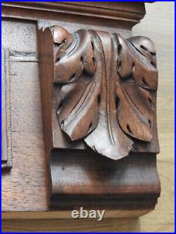 Fronton Ancien En Bois Massif Sculpte Meuble Antique French Wood Pediment