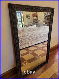 Miroir ancien bois sculpté