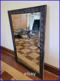 Miroir ancien bois sculpté
