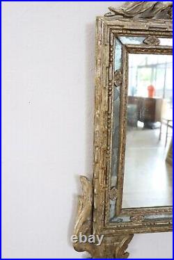 Miroir ancien en bois sculpté sec. XVIIIème