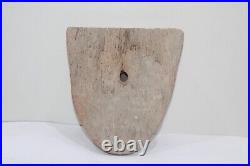 RARE ANCIEN ÉGYPTIEN ANCIEN SCULPTÉ BOIS SCULPTÉ cercueil pour masque momie #2