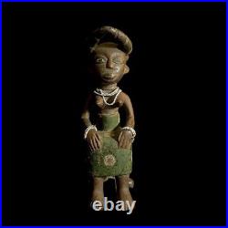 Statue sculptée africaine tribu ancienne croque africaine Gabon, Libéria-9989