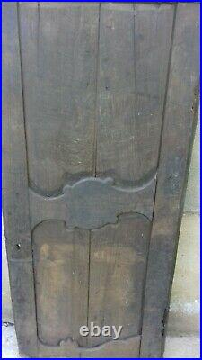 Superbe ancienne porte en bois sculptée