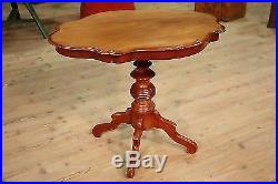 Table basse en bois meuble sculpté acajou chevet style ancien 900 XX antiquité
